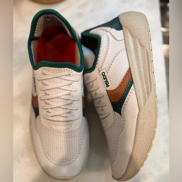 Psudo Shoes Mens Cambridge Green SlipOn Court Sneaker Size 11
